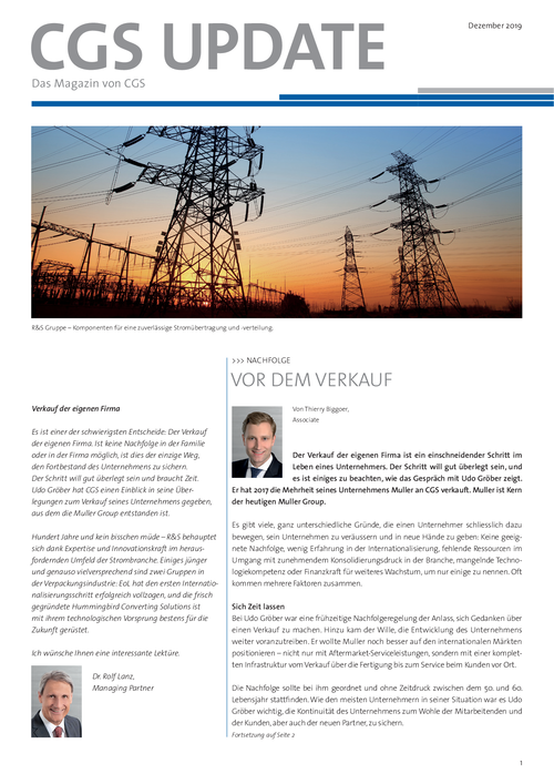 CGS Update Dezember 2019