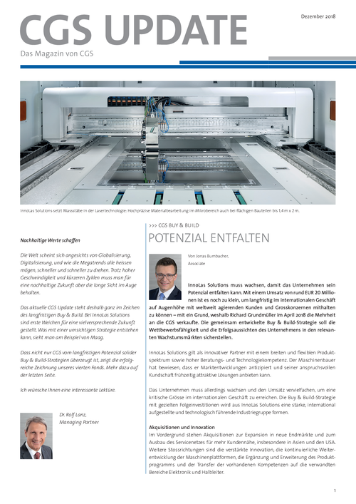 CGS Update Dezember 2018
