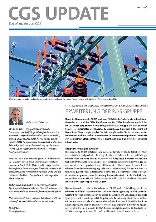 CGS Update April 2016