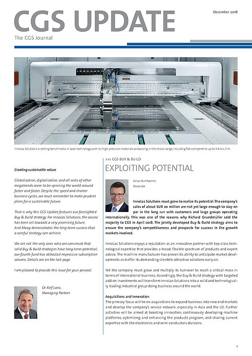 CGS Update December 2018