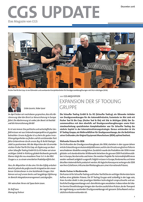 CGS Update Dezember 2016